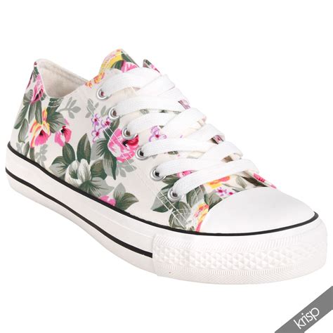 flowered sneakers for women.